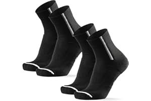 DANISH ENDURANCE Merino Wool Cycling Socks, Warm Bike Socks, Men & Women, 2 Pack