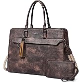 Shrrie 15.6 inches Laptop Bag for Women,Water-Resistant Work Bag Laptop Tote Bag,Briefcase with Satchel Purse