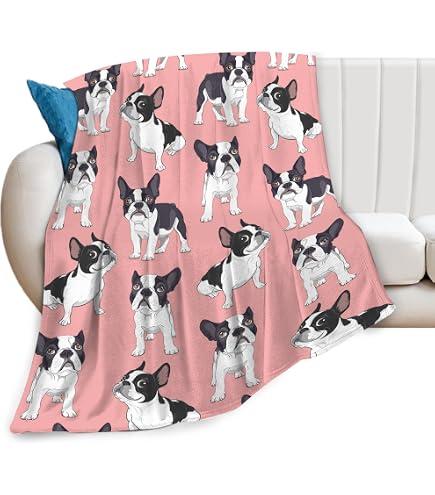 Boston Terrier Flannel Throw Blanket For Dog Lovers - Soft 50x60 Inch Cozy Blanket For Couch, Bed, Or Gift - View #4