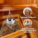 lasuroa Sauna Aromatherapy Bowl with Swinging Arm, Essential Oil Diffuser Cup view 5