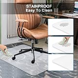 Trintion Office Chair Mat for Carpet 90x120cm PVC Non-Slip Waterproof view 6