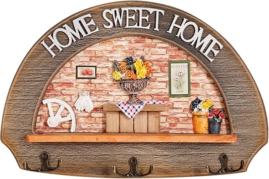 Amazon Com Wall Mounted Key Holder Yinasi Vintage Decorative