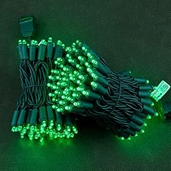 YULETIME Green Wide Angle LED Christmas Lights 200