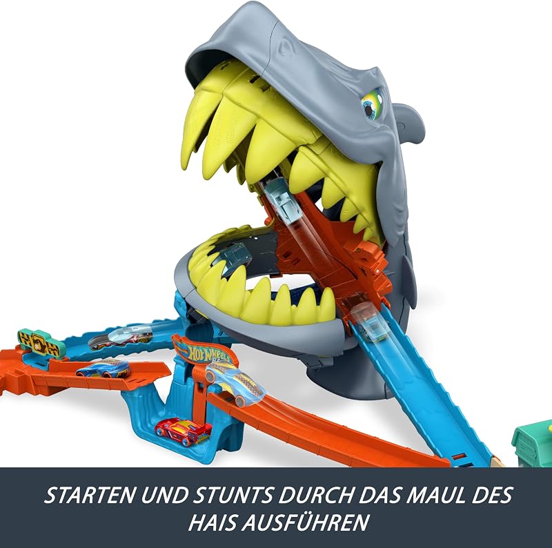 City Shark Chomp Beach Spielset und 1:64 Spielzeugauto