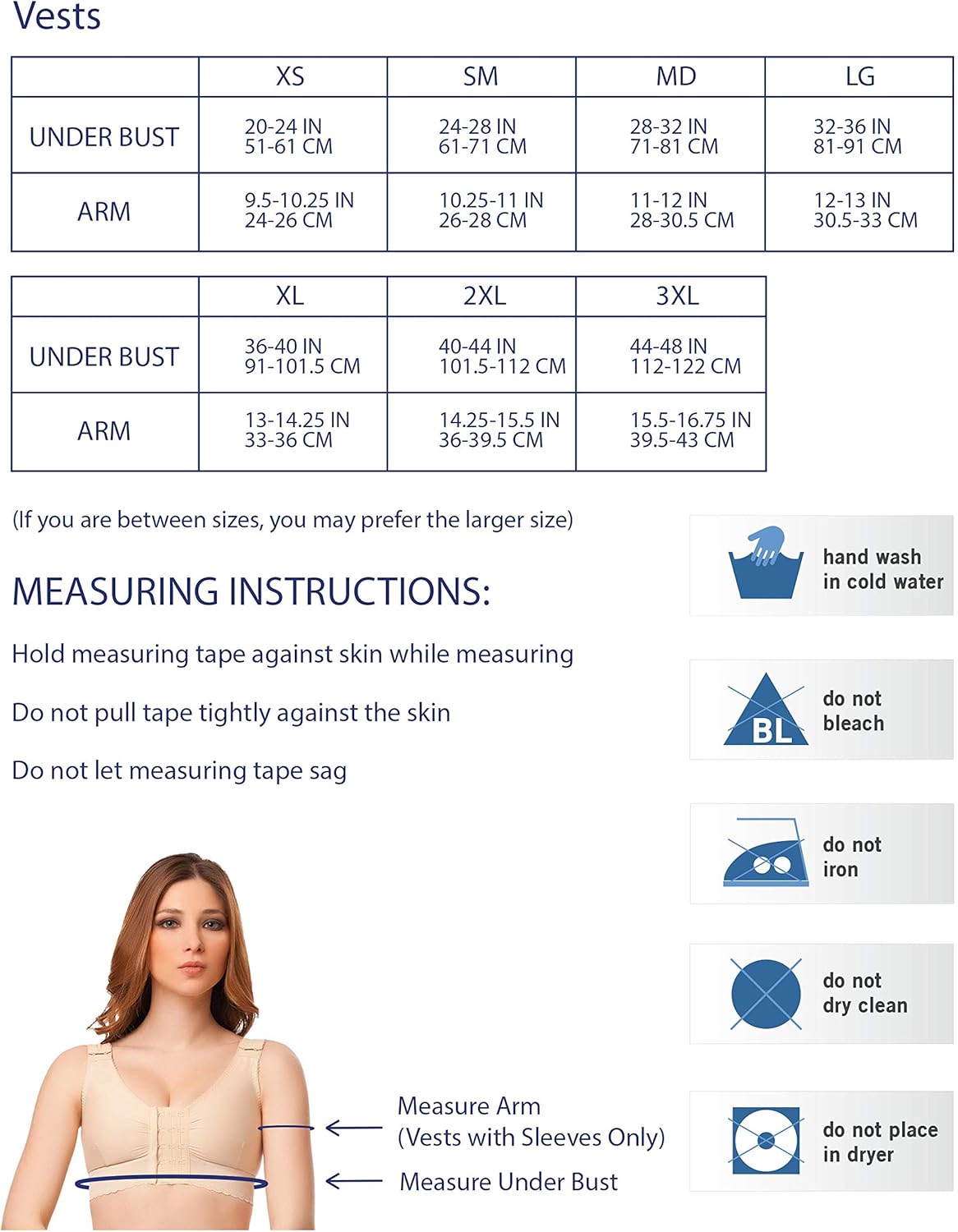 Isavela Womens Short Sleeve Breast Augmentation/Reduction Support Bra/Vest (Underbust Length) (Bolero) (VS02-SS) at  Women’s Clothing store