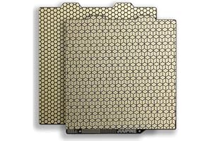Sahvaim 184x184mm Double Sided Flexible PEI Honeycomb Sheet, Smooth Honeycomb+Square Surface for Bambu Lab A1 Mini 3D Printer, 3D Printer PEI Plate Removable Platform.