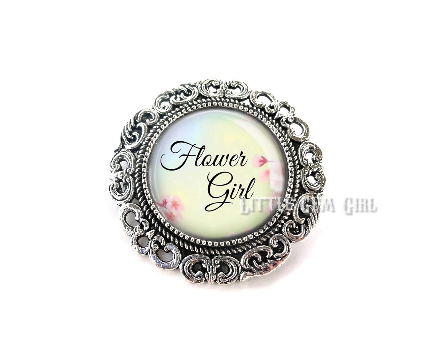 flower girl keepsake charm