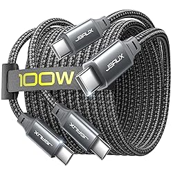 JSAUX 100W USB C to USB C Cable [2-Pack