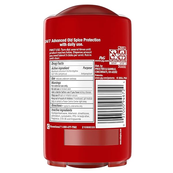 OLD SPICE SWEAT DEFENSE ANTIPERSPIRANT & DEODORANT FOR MEN, 24/7 ULTIMATE SWEAT PROTECTION, LONG LASTING SCENT, SOFT SOLID, PURE SPORT SCENT, 2.6 OZ (PACK OF 2)
