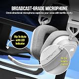 Corsair HS80 RGB Wireless Over Ear Headset Dolby Atmos Omni-Directional Mic view 7