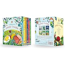 Usborne Peep Inside Collection 6 Books Box Set (Peep Inside the