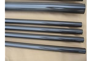 US. Carbon Fiber Tube 3K OD 5mm 6mm 7mm 8mm 9mm 10mm X 1000mm Length 100% Full Carbon Composite Material/Pipes. RC Plane/RC DIY WHABEST (2pc 7 * 5 * 1000 Glossy)