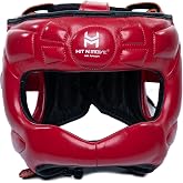 HIT N MOVE Air Armor Face Saver Boxing Headgear for Men and Women, Lightweight Protective Gear for MMA, Kickboxing, Martial Arts, Training &amp; Sparring and Combat