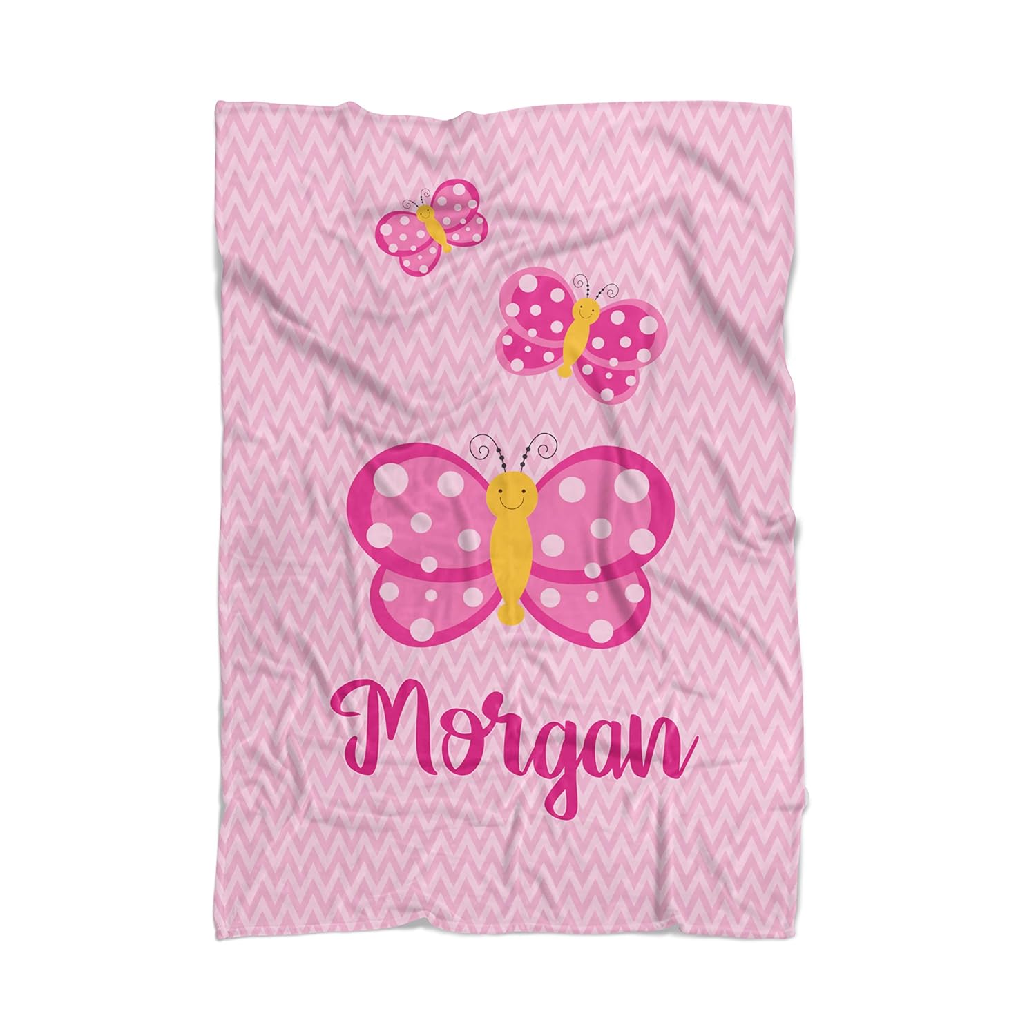 pink butterfly blanket