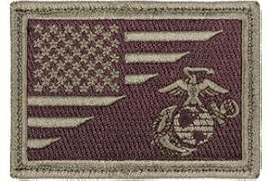 Rothco 1891: Us Flag/USMC Eagle, Globe and Anchor Morale Patch