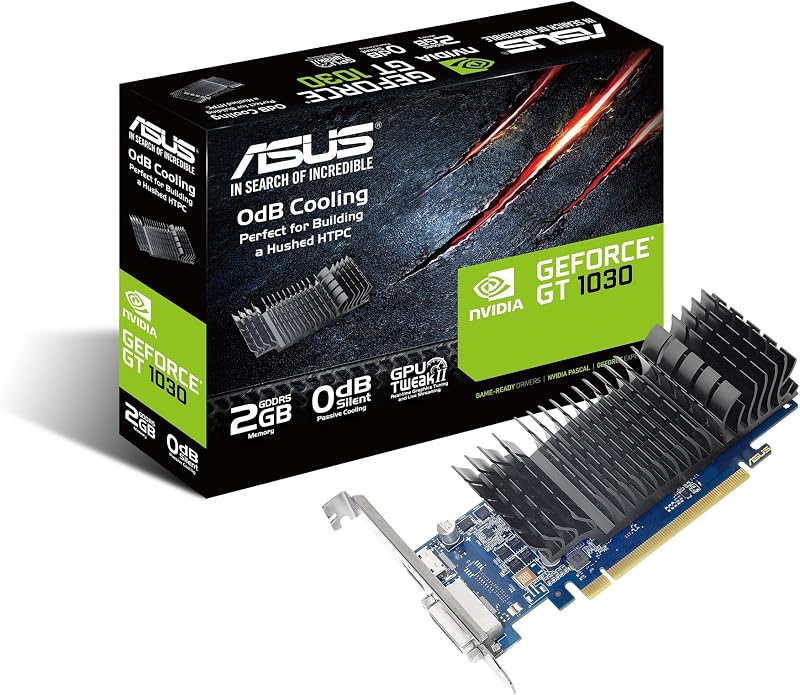 ASUS Nvidia GeForce GT 1030 2GB GDDR5 Graphics Card DVI HDMI