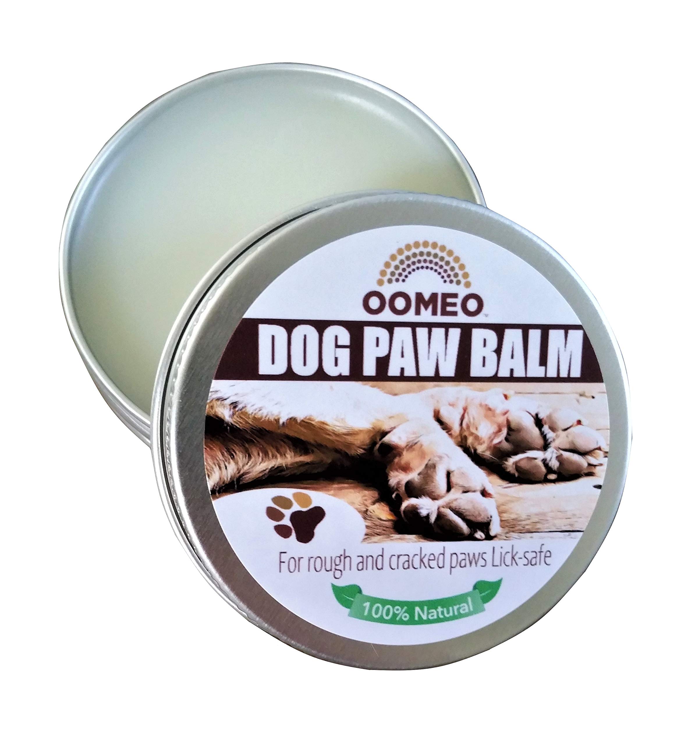 Dog Paw Balm for dry cracked paws - Natural and lick safe