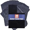 thumbnail image 2 of PSLER 30-Pack A4 Graphite Transfer Paper – 8.27x11.81 Inch Carbon Tracing Paper 2 of 5