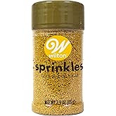 Wilton Gold Sanding Sugar Sprinkles, Cake Decorating, 2.9 oz (85g)