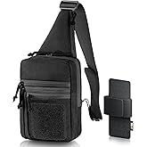 M-Tac CCW Sling Bag for Men & Women - EDC Shoulder Bag Tactical - Crossbody Concealed Carry Bag - Mens Chest Pack