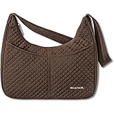 Bella Taylor Blakely - Hobo Shoulder Bag for Women - Lightweight Quilted Fabric Purse with Pockets