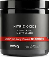 Toniiq Nitric Oxide 3000mg VELOX L-Arginine L-Citrulline Beet Root 120vcaps view 1