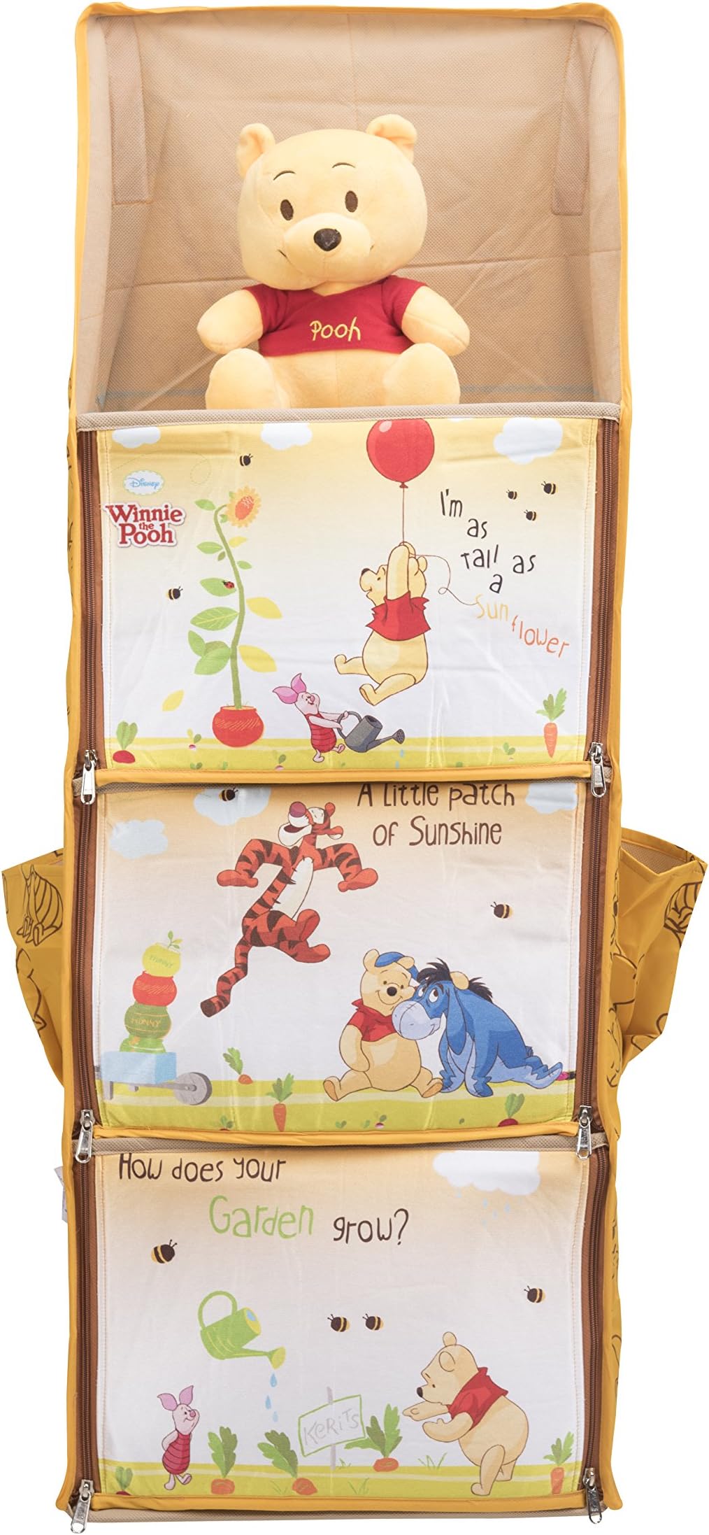 Disney Hanging Kids Organiser Winnie the Pooh Brown