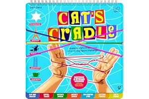 Dan&Darci Cats Cradle String Game Kit - Gifts for 8 9 10 11 12 Year Old Girl - Unique Gifts for Kids - Basket Stuffers - Twee