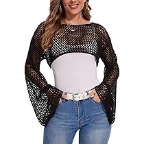 トップス MUKASA Volume sleeve bolero SUUKSESS Women 2 Piece Long Sleeve Bolero Open Front Basic