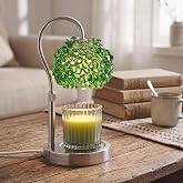 Luxury Crystal Candle Warmer Lamp,Adjustable Height &amp; Timer &amp; Dimmer | Flameless Electric Wax Warmer for Jar Candles, Adjustable Height, Elegant Home Decor Gift for Mom &amp; Women,Housewarming