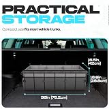 FORTEM Car Boot Organiser Collapsible SUV Storage 85L 600D Oxford view 4