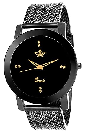 Swisso Quartz Movement Analogue Black Dial Women's Watch - Swisso-0133