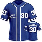 The Sandlot Benny Jersey Men's #30 The Jet Rodriguez Movie Baseball Jersey Michael Squints Button Down 90s Shirts Gift Fans