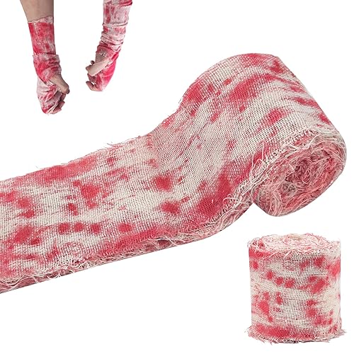CNMTCCO Halloween Decorations Halloween Creepy Blood Cloth Scary Creepy Cloth With Bloody Prints For Doors,Windows,Staircases,Garden & Halloween Haunted House Thriller Decorations