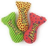YEOWWW Organic Catnip Fish Stinkies Sardines Cat Toys Pack of 3 7.5cm view 2