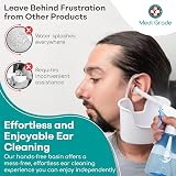 Medi Grade Earwax Removal Kit 300 ml Bottle 2 Nozzles 5 Tips Basin view 7
