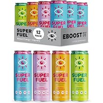 Amazon.com: EBOOST Super Fuel Natural Energy Drink - Variety Pack ...