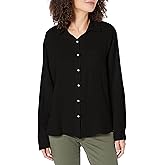 Velvet by Graham & Spencer Women's Margo Cotton Gauze Button Up Shirt