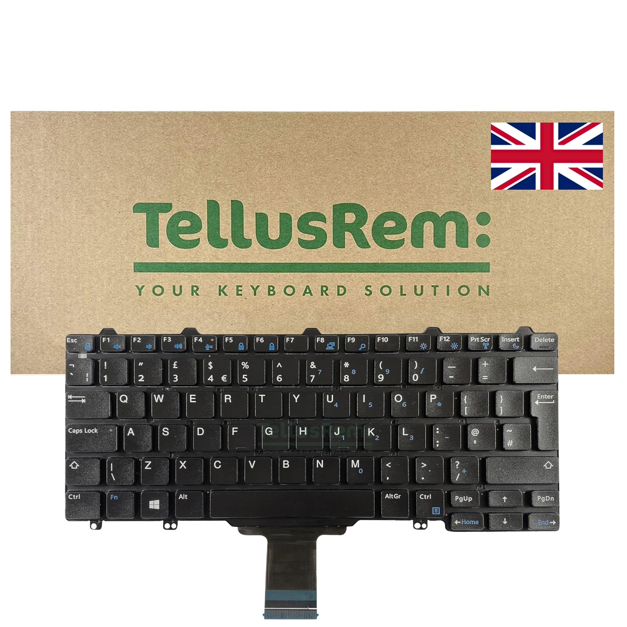 replacement UK non-backlit keyboard for Lenovo E7250 E5250 E5270 5250 7250