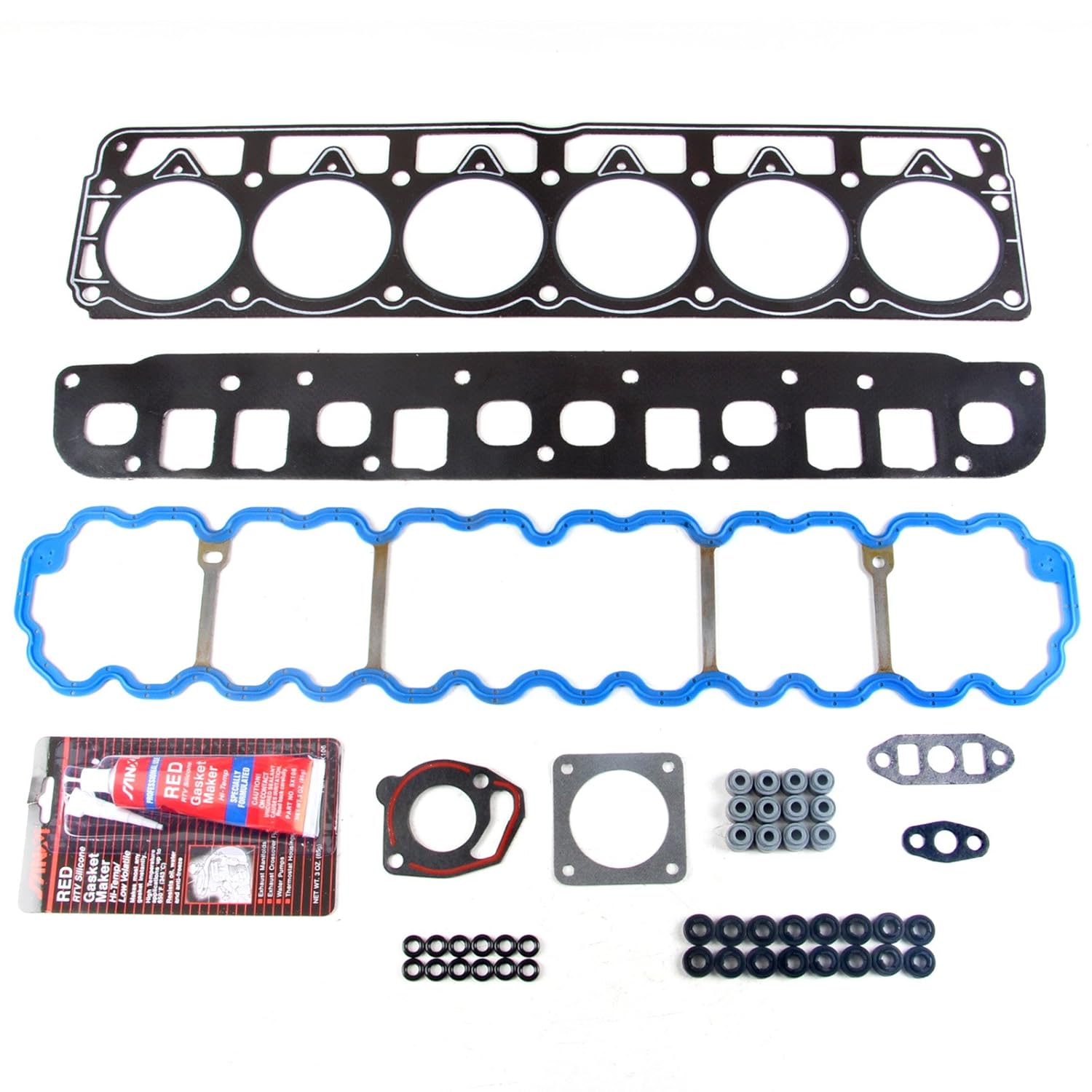 SCITOO Replacement for Head Gasket Set fits Jeep Cherokee Grand Cherokee Jeep Wrangler 4.0L 1996