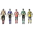 TAMASHII NATIONS Bandai S.H. Figuarts Power Rangers Samurai SDCC 2013 Metallic Set of 5 Power Rangers Samurai Action Figure Set