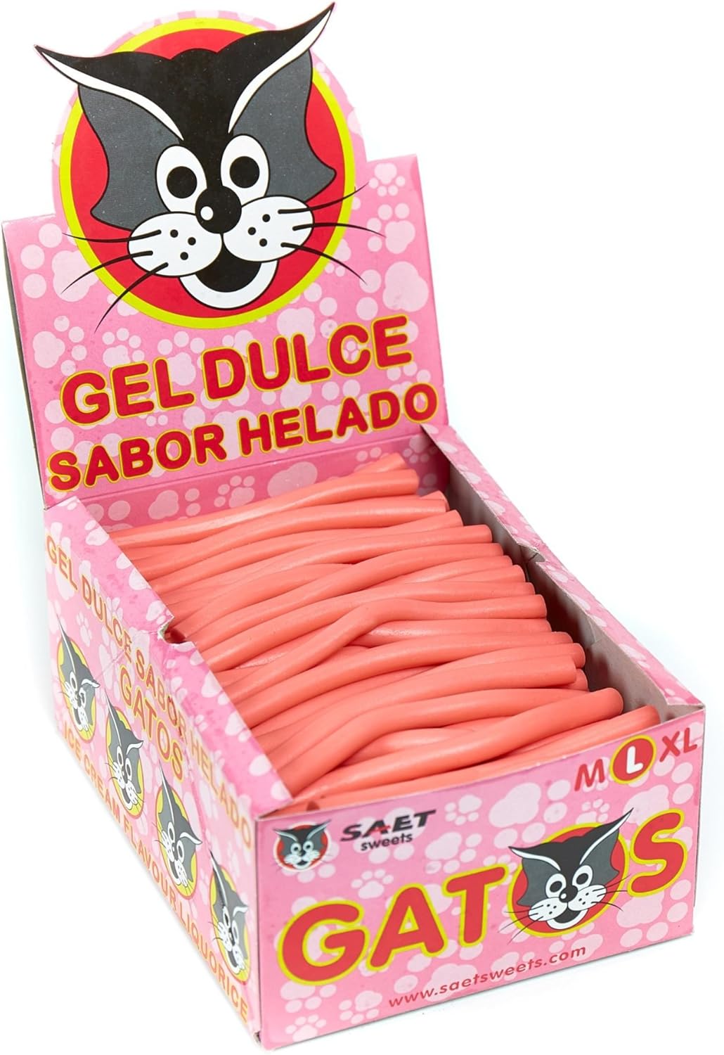 Gatos L - Regaliz - Gel Dulce de Helado - 200 Unidades: Amazon.es ...