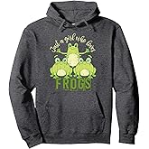 Cute Amphibian Animal Lover Froggy Women Girls Frog Pullover Hoodie