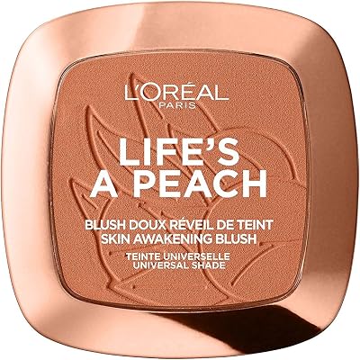 L'Oreal Paris Life's a Peach Blusher Scented Peach Powder with Mirror
