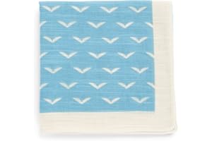 KOLO Topdrawer Japanese Handkerchief, Pocket Square, 100% Cotton, Made in Japan