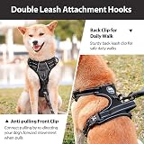 PoyPet No Pull Dog Harness Reflective Front Chest Back Clip Adjustable view 4