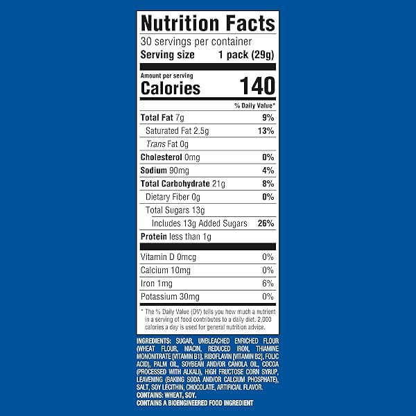 OREO DOUBLE STUF VALENTINE’S DAY CHOCOLATE SANDWICH COOKIES, VALENTINE EXCHANGE COOKIES, 30 2-COUNT SNACK PACKS