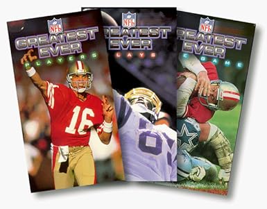 Amazoncom Nfls Greatest Ever Gift Set Vols 1 3 Plays