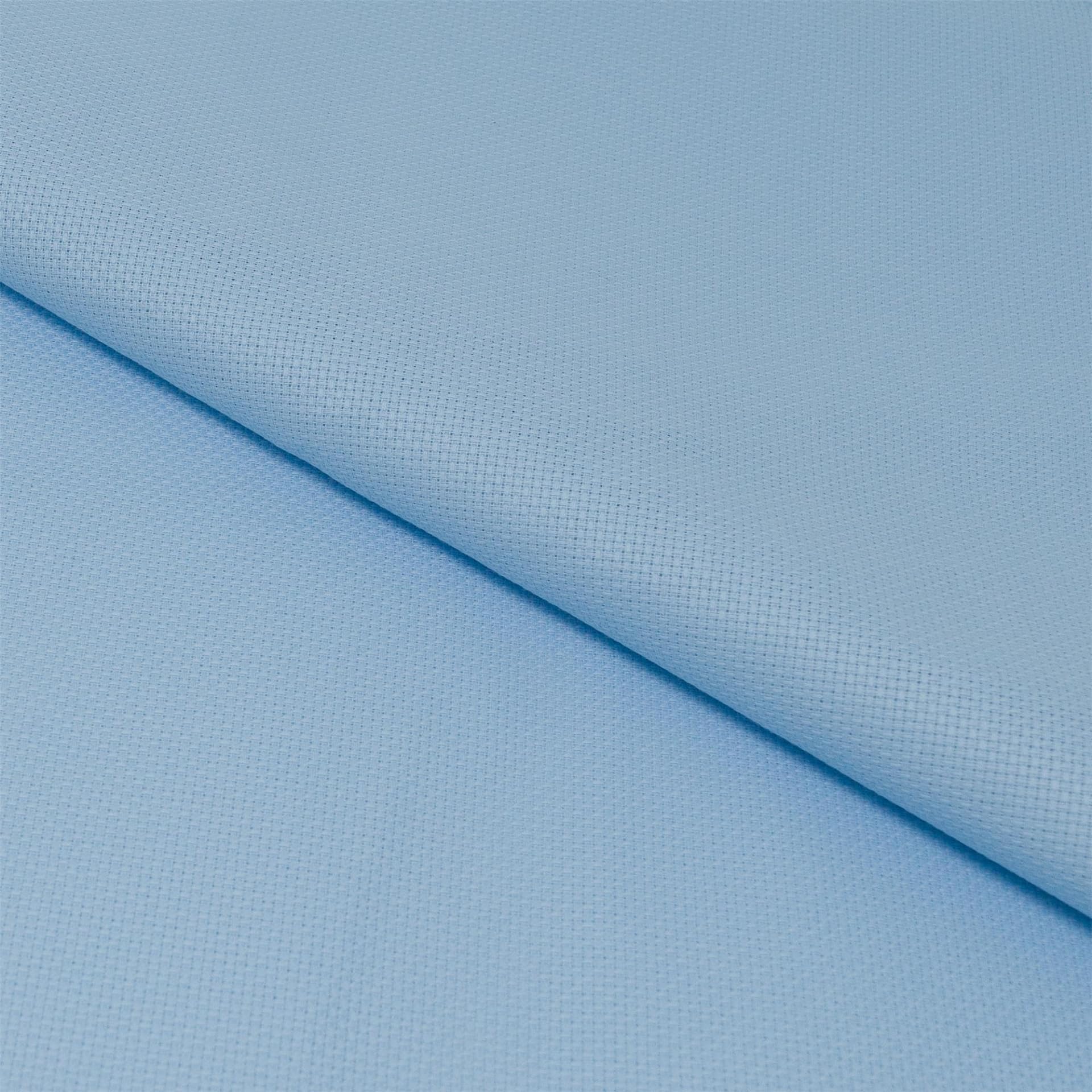 Zweigart Sky/Pale/Light Blue (503) 14 Count Fat Quarter Aida Measuring 55cm x 50cm (21 x 19 Inches)