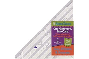 Clearly Perfect Slotted Trimmer C ~ Quilting Tool by New Leaf Stitches